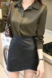 Elegant and Youth Woman Blouses Fashion Woman Blouse 2023 Clothing Female Satin Beautiful Women's Blouses In Promotions