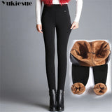 Pants Slim Plus Velvet Fashion LeisureHight Waist Leggings Women Comfortable Stretch Keep Warm Casual Warm Leggings