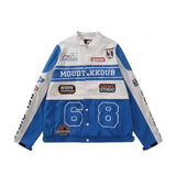 Retro Trend Jackets And Coat Women Y2K New Street Hip-Hop Fashion Baseball Uniform Couple Casual Loose Jacket Top