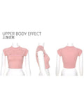 Women's Pink T-Shirt Korean Y2k T-Shirt Summer 90s Fashion Vintage Sexy Short Sleeve Blue Kawaii Crop Top T Shirts Clothes
