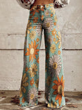 Zingj Style Ebay Plus Size Female Casual Pants Thin Wide Leg Pants-Outfit
