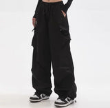 Vintage Baggy Parachute Cargo PantsOutfit
