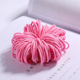 New Girls Candy Colors Nylon Basic Elastic Hair Bands Kids Rubber Bands Headband Scrunchie Fashion Hair