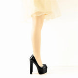 Onlymaker Women's Heels Platform Round Toe Chunky High Heels Office Party Wedding Slip On Block Pumps PLUS Size