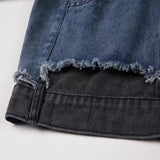 Retro Patchwork Denim JacketOutfit