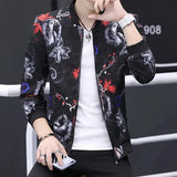 and Autumn Men's Bomber Zip Jacket 2023 Korean Men's Fashion Casual Street Wear Hip Hop Slim Bomber Jacket Men's