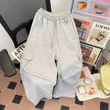 Street Black And Gray Fashion Gradient Jeans Men And Women Retro Niche Design Sense Waist-Side Flared