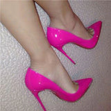 Rose dress pumps sexy pointed toe 12cm thin high heel party nightclub energy gorgeous 10cm 8cm lady shoes QP058