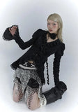 Asymmetric Ruched Sleeve