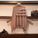 Female Wrap And Swing Women's Sweaters For Winter Leisure Long Sleeve Slim Thin Out Jacket Long Section