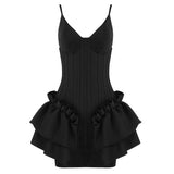 Spaghetti Strap Bandages Dress Women Sexy Bodycon Clothes Club Party Celebrity Mini