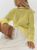 2025 New Hollow Sweater Women Wind Soft Loose Knitted Long-Sleeved Cover