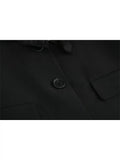 Style Woman Off Shoulder Ruffle Suits Jackets 2023 Autumn Long-Sleeved Fashionable Jacket Oversize Loose Outerwear