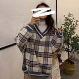 Winter Thick Knitted Ribbed Pullover Women Long Sleeve V Neck Casual Jumper Fashion Korean Soft Warm Sweater