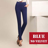 Autumn Winter Plus Thick Velvet warm Leggings Elastic High Waist Pants female Slim Women's Casual Pants female