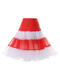 Short Tutu Skirts Petticoat White Black Red Crinoline Vintage Bridal Underskirt For Wedding Underskirt Rockabilly