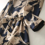 Aesthetic Sexy Chic Print Long Dress Women Long Sleeve Elegant Fashion Vestidos De Fiesta Vintage Korean Style Robe