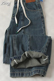 Straight Leg Blue Jeans For Women High Waist Stretch Denim Trousers Mom Jean Baggy Pants Casual Comfort Trousers