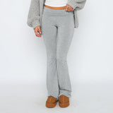 New Casual Wind Low-Rise Horn Pants Fashion Thin Solid Pants Set