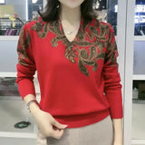 Winter Women's Oversized Fashion Print Bronzing Loose Casual Pullover T-shirt Ladies Soft Comfortable Tee Female