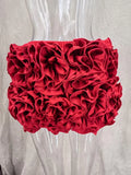 And Summer New Sexy Fish Bone Strap Adjustable Bosom Heavy Industry Flower Skirt Set