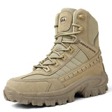 And Winter High-Top Climbing Boots Outdoor Tactical Boots Desert Boots Snow Boots Camping Large Training Shoes