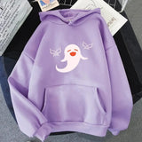 Print Sweatshirt Harajuku Kawaii Cartoon Women Graphic Hoodies Aesthetic Streetwear Men Winter Korean Style