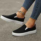 Low-Top Solid-Color Flat-Soled Single-Shoe Women's Foot-Swearing Lazy Shoes