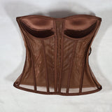 Single-Yarn Three-Dimensional Tector-Bo Corset Corset Corset Wedding Dress Bottom Perspective Cool Can Stand Up