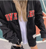 Vintage Oversized Women Hoodies Harajuku Aesthetic Zip Up Hooded Sweatshirt Top Long Sleeve 2022 E Girl Clothes Casual