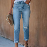 high waisted jeans woman bleached woman's jeans for women ripped harem pants boyfriend jeans women's jeans