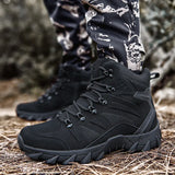 Spring And Summer Thick-Soled Cross-Country Boots High-Top Military Boots Men's Outdoor Sneakers Leisure Shoes Hiking