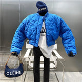 Women Oversized Short Jacket Female Winter Coats Long Sleeve Bomber Jackets Outwear Parka Coat 2023 Spring Autumn