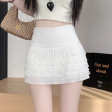 Skirt Women's Large Size 100-Fold Skirt 2025 New High-Rise Slim Small Man Anti-Walking Spring, Autumn And Winter A Short