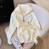 And Autumn 2025 New Light Social Atmosphere Human Walking Small Fragrance Imitation Wool Wool Wool Knitted Soft