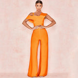Women Set Suits Fashion Party Club Summer 2 Piece Set Short Top Flare Pants Set Women Two Piece