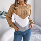 Shooting 2025 Autumn And Winter Casual Lantern Sleeve Knitted Jacket