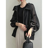 Fashion Thin Hooded Sunscreen Women's 2025 Summer UV