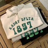 Letter Print Button POLO Collar Sweatshirt Women Casual Loose Harajuku Oversized Hooded Pullover Brand Fashion
