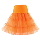 Short Tutu Skirts Petticoat White Black Red Crinoline Vintage Bridal Underskirt For Wedding Underskirt Rockabilly