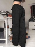 Washed Pocket Patched Cargo Jeans- Outfit