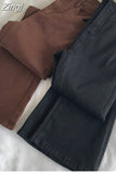 Flare Jeans High Waist Slim Comfortable Jeans For Women 2023 Autumn Elastic Fashion Korean Style Washed Denim