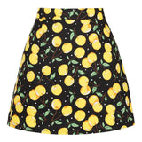 Harajuku A Line Skirt Beach Women Summer Runway Floral Printed Western Girl Y2K Punk Ladies 50s Party Mini