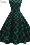 Women Summer Dress Floral Print Retro Vintage 1950s 60s Casual Party Office Robe Rockabilly Dresses Vestido