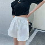Waist Shorts Women Workout Design All-match Leisure Loose Students Ulzzang Cozy Solid Summer New Arrival Mujer Simple