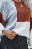 Women's Sweaters 2023 Long Sleeve Loose Autumn Winter Striped Jumper Pullover Women Vintage Sweater Oversize Knitted