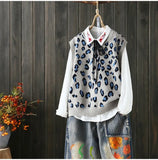 and autumn new style sleeveless round neck knitted vest women's pullover sweater temperament casual women's