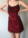 Floral Mesh Paneled Mini Dress- Outfit