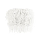 Women Sexy Top 2022 New Summer Fashion Feathers Strapless Clothing Club Party Elegant