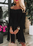 Graceful Slouchy Classy Tube Off-shoulder